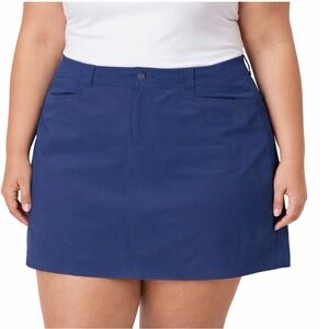Eddie Bauer brand Navy blue skort built in shorts athletic skirt mini skirt 12